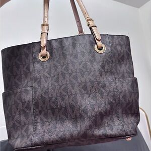 Michael Kors Dark Brown Signature Tote